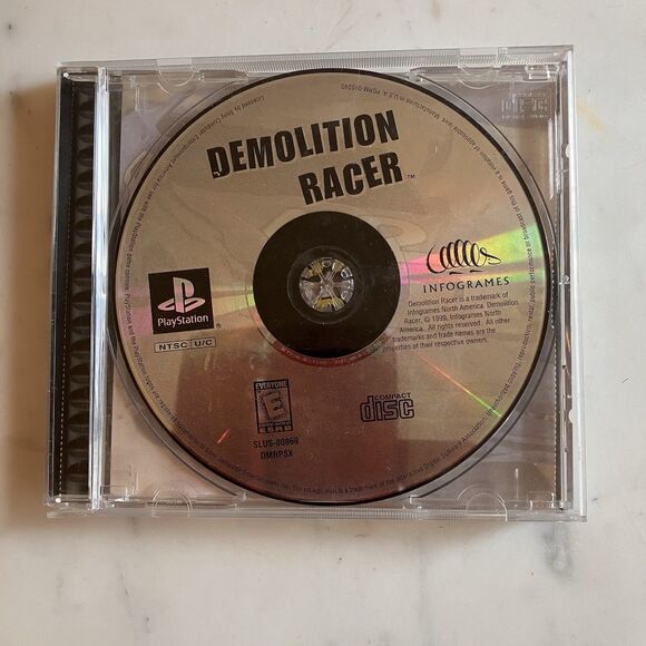 Demolition Racer (Sony PlayStation 1 PS1, 1999) Disc Only - Picture 1 of 2